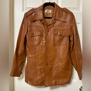 Vintage Carnival Leather Jacket 70’s